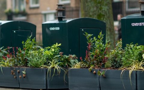 CityGard-containertuintje Den Haag Mariahoeve 3 op rij